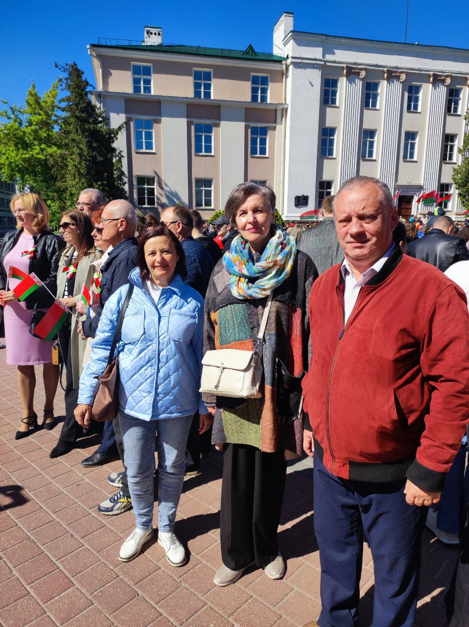 Участие в мероприятиях, посвященных чествованию государственных символов Республики Беларусь